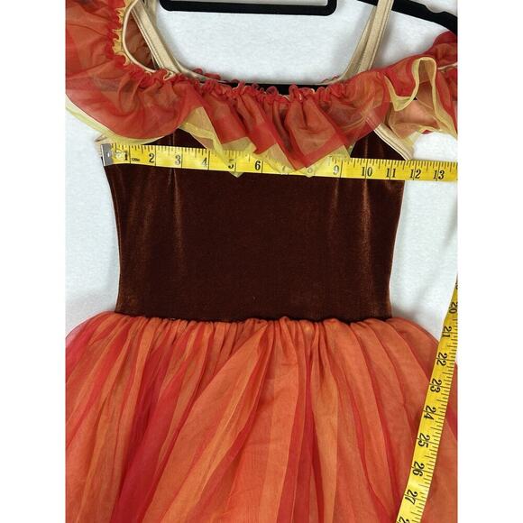 Vintage Dance Costume Ballet Fall Halloween Princess Outfit Size Child Medium - Picture 4 of 8